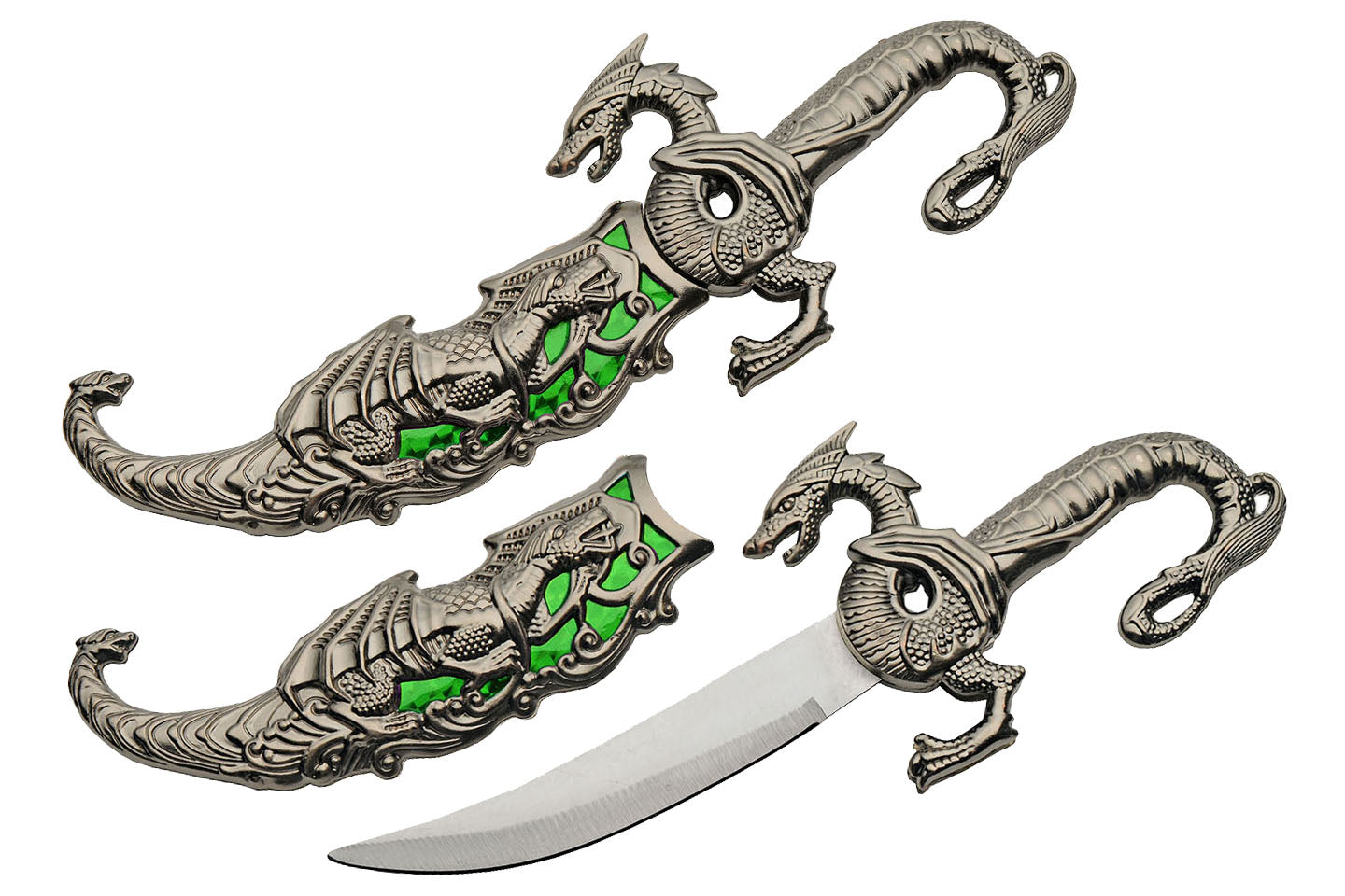 9.5" Green Dragon Dagger