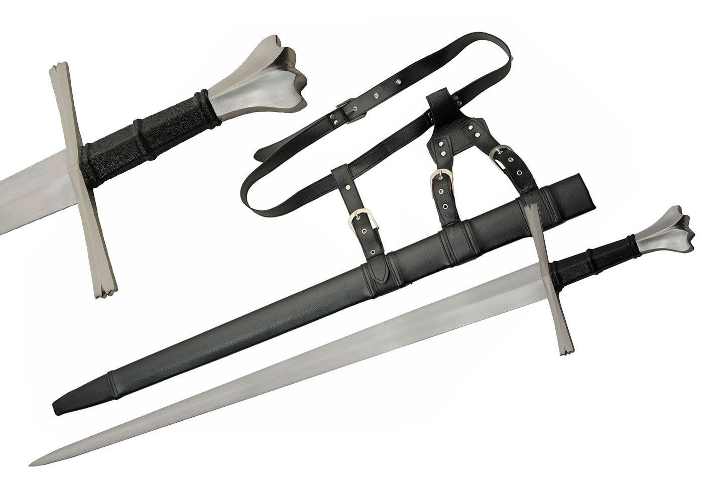 Crown Western Medieval Sword (Battle Tested)