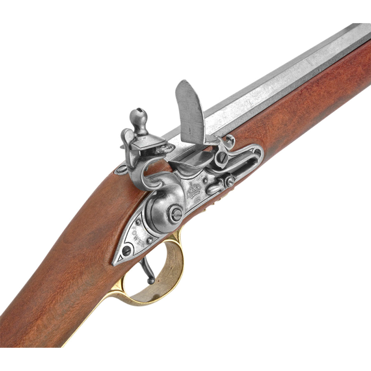 Colonial Brown Bess Replica Rifle With Bayonet Non-Firing Gun