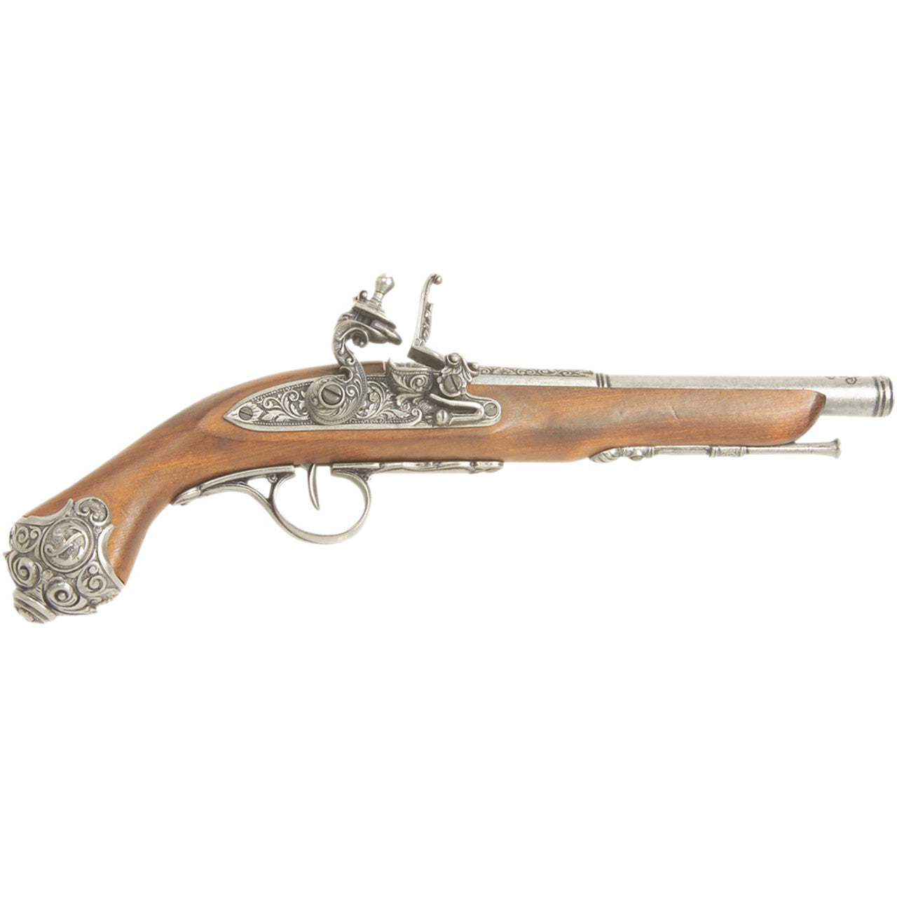 Colonial Replica 18th Century Flintlock Pistol Non-Firing