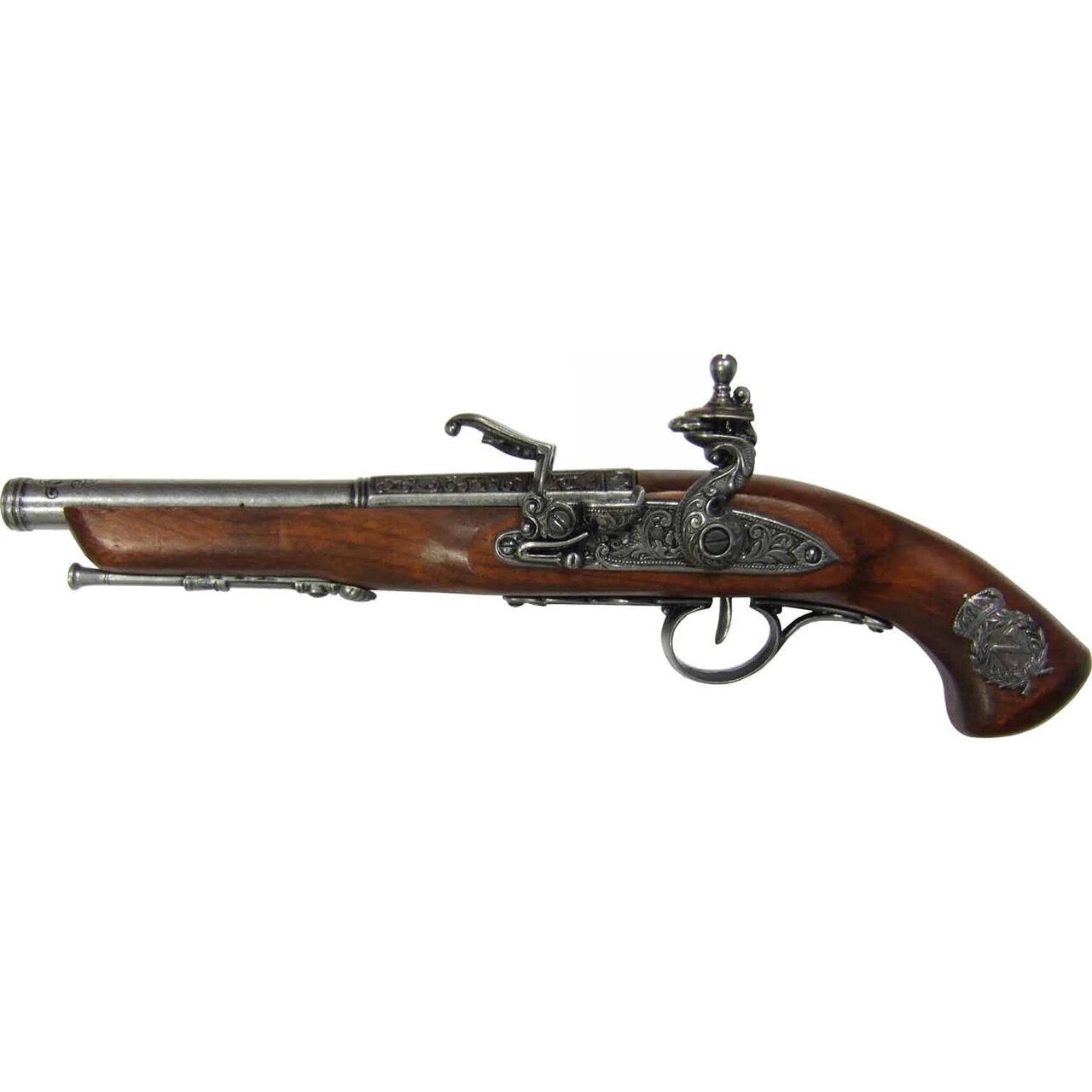 Left-Handed Napoleonic Flintlock Gray Finish Non-Firing
