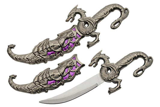9.5" Purple Dragon Dagger