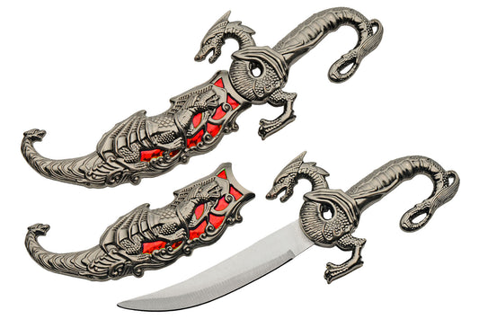 9.5" Red Dragon Dagger
