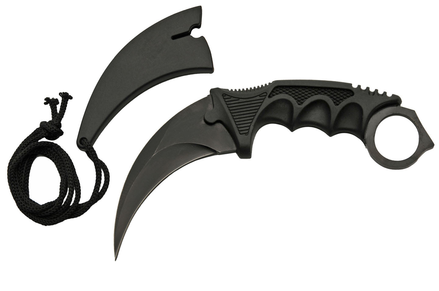 7.5" Black Karambit Knife