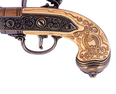 Colonial Italian 3 Barrel Flintlock Non-Firing Replica