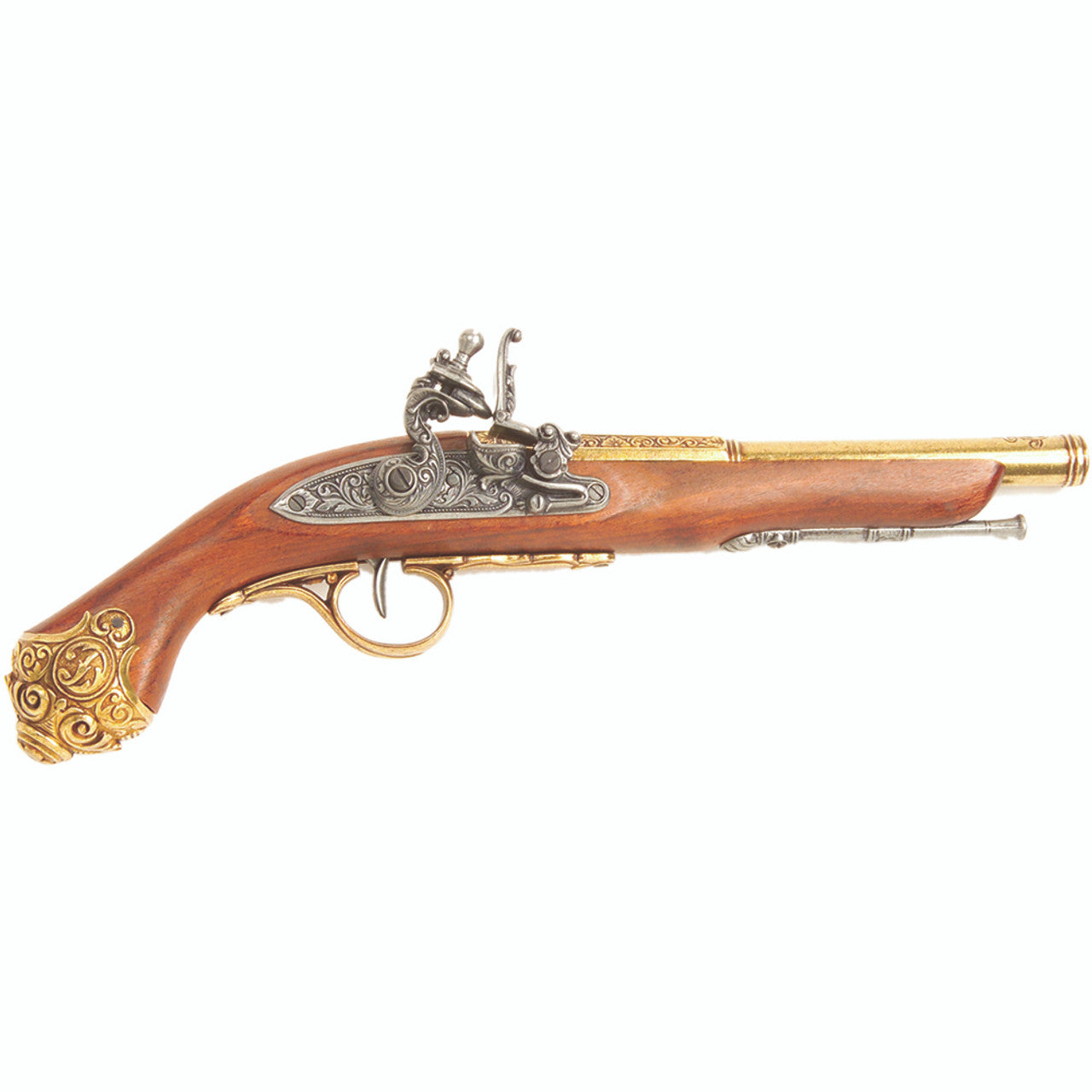 Flintlock, 18th Century Brass Non-Firing
