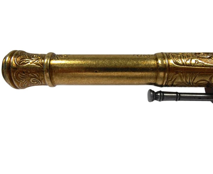 Left-Handed Indian Flintlock Brass finish Non-Firing