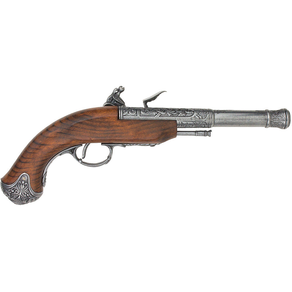 Left-Handed Indian Flintlock Gray finish Non-Firing