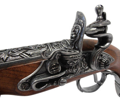 Left-Handed Indian Flintlock Gray finish Non-Firing