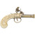 Replica Colonial Gold Finish Ladies Muff Flintlock Pistol Non-Firing