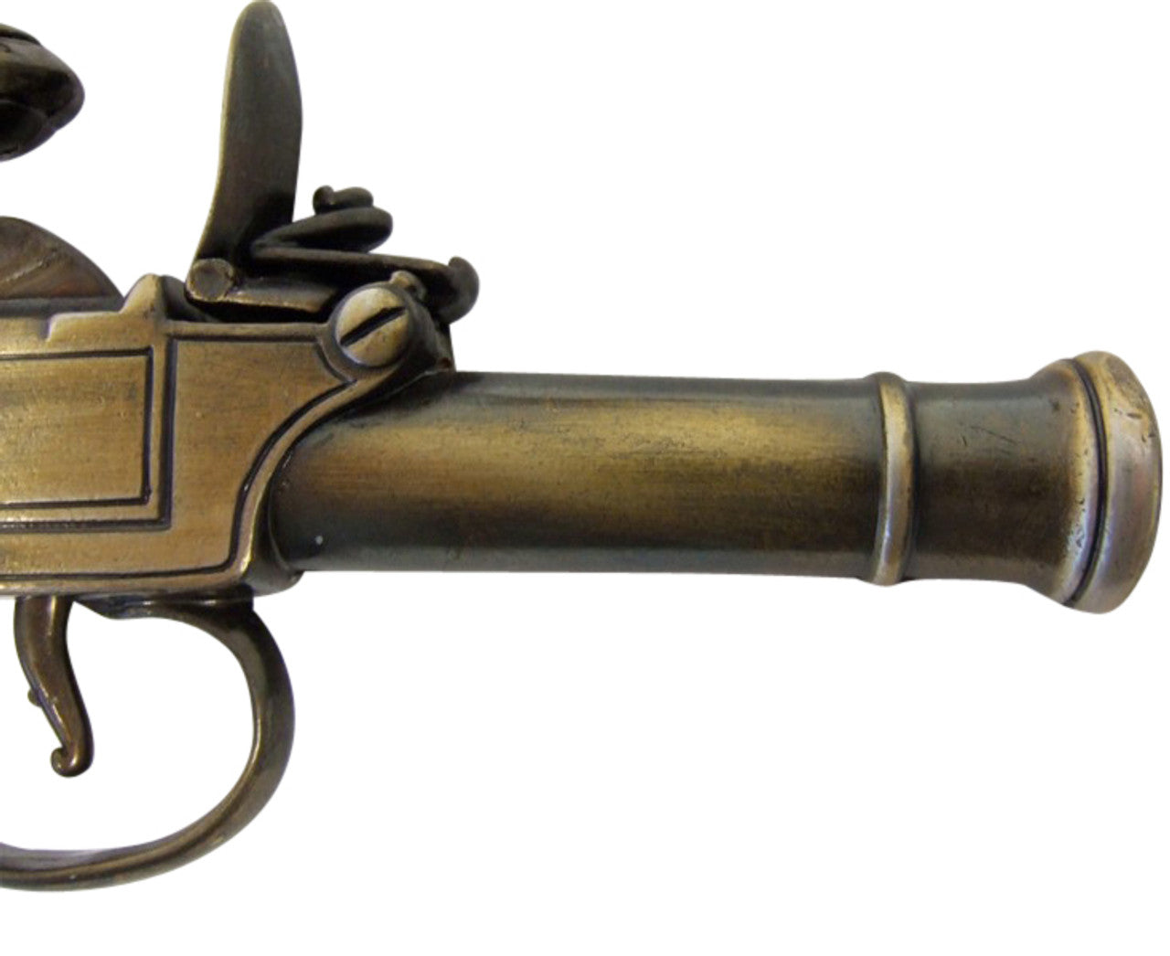 Replica Colonial Gold Finish Ladies Muff Flintlock Pistol Non-Firing