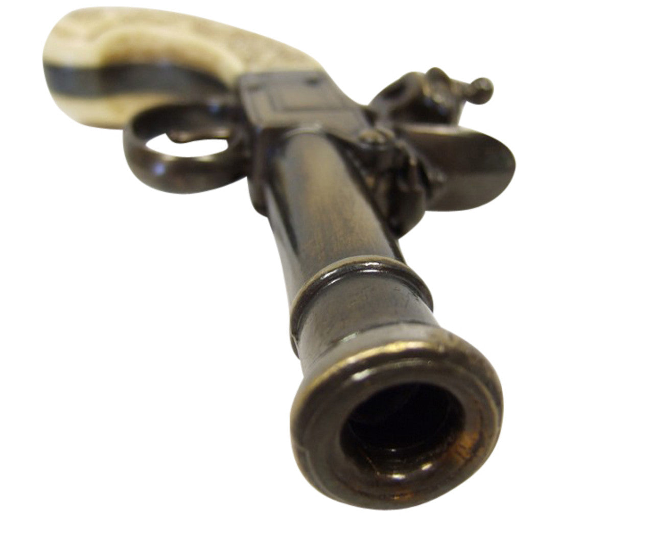 Replica Colonial Gold Finish Ladies Muff Flintlock Pistol Non-Firing