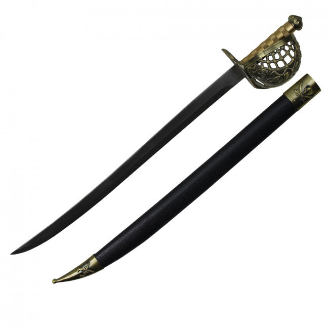 27 7/8" Pirate Sword with Brass Hilt